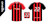 Strabane Athletic FC Red/Black Jersey (Adults)