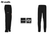 O'Neills GFC An Port Mor Durham Skinny Tracksuit Bottoms (Kids)