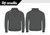 Ince Rose Bridge ARLFC Pantheresses Evolve Half Zip Fleece Top Charocal Grey (Adults)