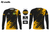 Erne Gaels GAC Force Game Day Warmup Top Black/Amber (Kids)