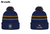 Warrington GAA Bluestack Knitted Bobble Hat (Adults)