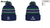 Omagh Academicals RFC Bluestack Knitted Bobble Hat (Adults)