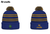 Limavady Wolfhounds Bluestack Knitted Bobble Hat (Adults)