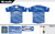 St. Galls Team Short Sleeve Training Top Royal (Adults)