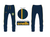 Desertmartin Nevis Skinny Tracksuit Bottoms Marine (Kids)