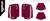 Bredagh Mourne Shorts Maroon (Adults)