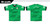 Erin's Own GAC Cargin Team Short Sleeve Training Top Green (Kids)