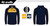 Clonduff Mason Brushed Half Zip Hoodie (Adults)