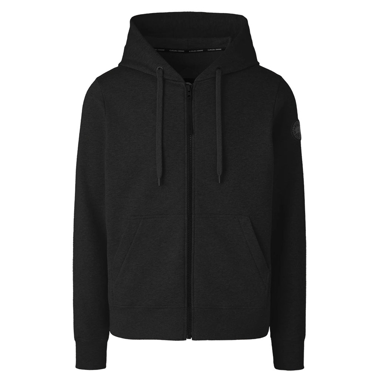 【 】フーディ HURON FULL ZIP HOODY BLACK LABEL Canada Goose Men's Huron Full Zip Hoody Black Label