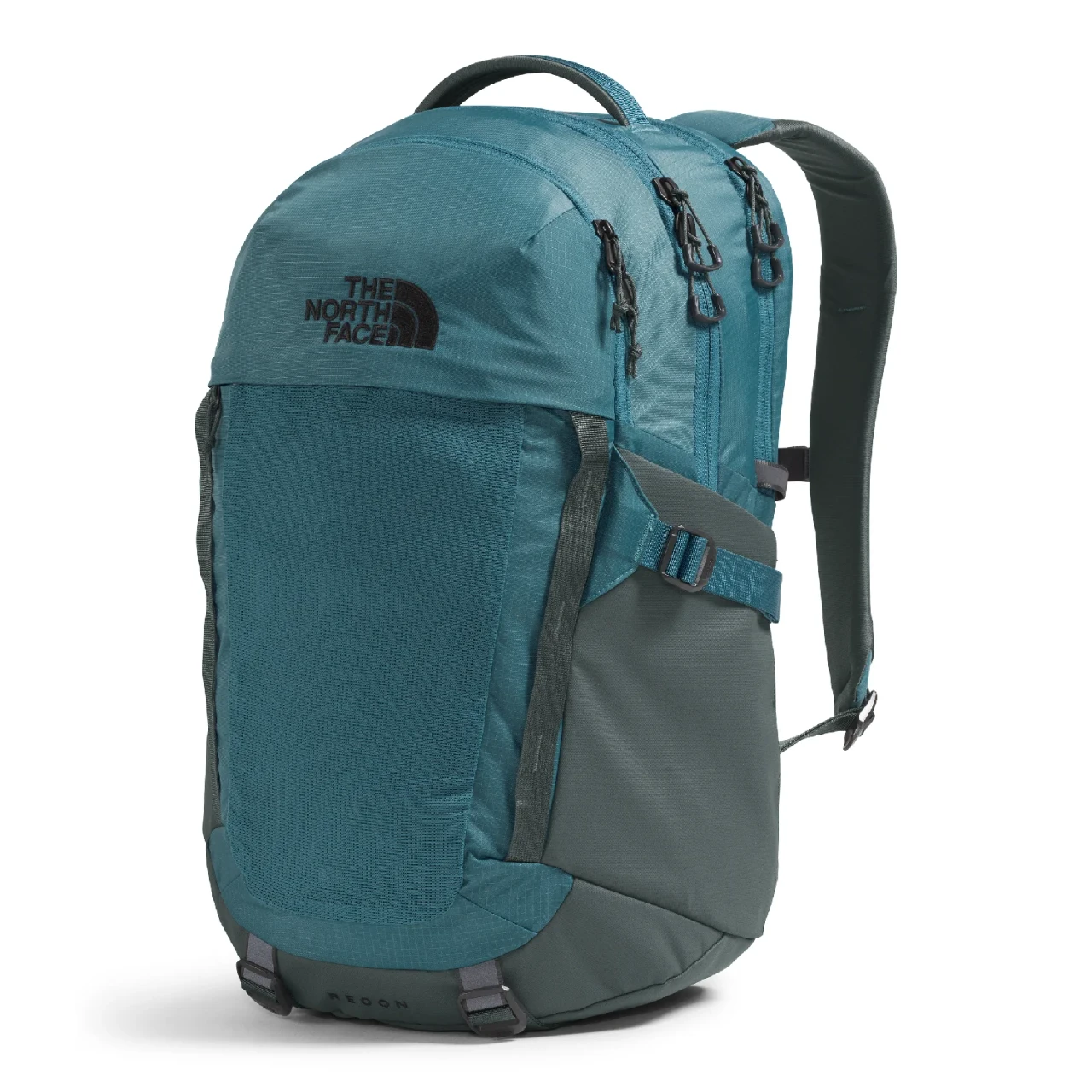 north face backpack grey and teal The Women's Borealis Zinc Dark Heather/Powder Blue in the Gravel/TNF Black color. The North Face Women's Jester