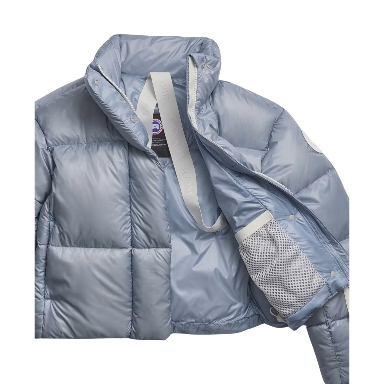 Canada Goose Women's Cypress Cropped Puffer White Label