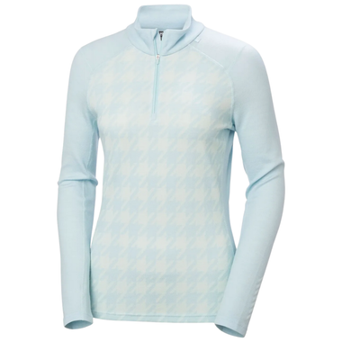 Barely Blue Houndstooth AOP