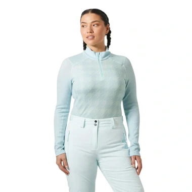 Barely Blue Houndstooth AOP
