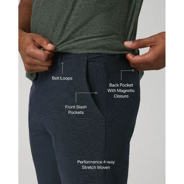 Navy Linen Texture