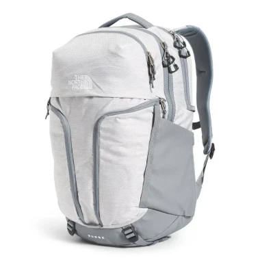 TNF White Metallic Melange/Mid Grey
