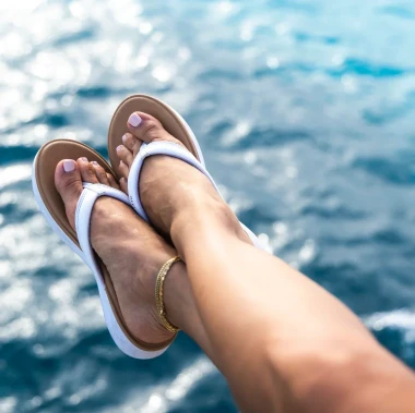 White/Tan
