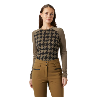 Sepia Houndstooth AOP