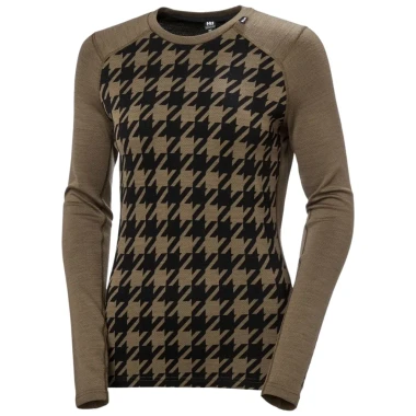 Sepia Houndstooth AOP