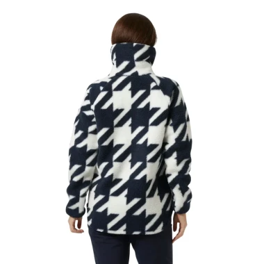 Navy Houndstooth AOP