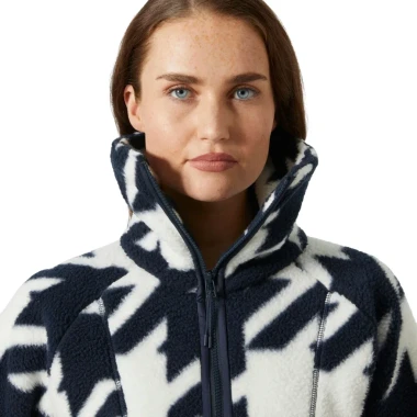 Navy Houndstooth AOP