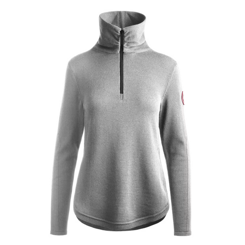 Canada Goose Women's Severn 1/2 Zip Fleece Sweater Black Label