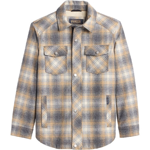 Grey Camel Plaid