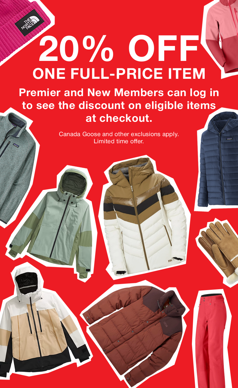 20% Off ONE FULL PRICE ITEM