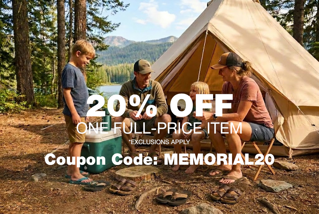 20% OFF ONE FULL-PRICE ITEM - Coupon Code: MEMORIAL20
