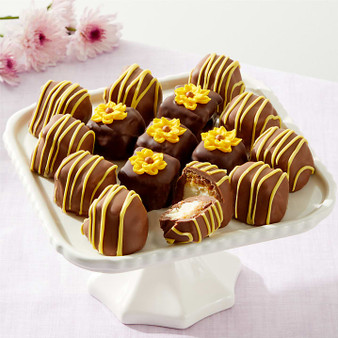 Sunny Days Belgian Chocolate-Covered Cheesecake Bites