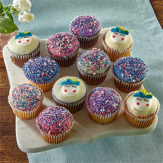 Unicorn Belgian Chocolate Dipped Cupcakes