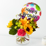 Best Day Bouquet with Birthday Balloon