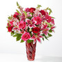 Always You Bouquet with Luxe Swirl Vase