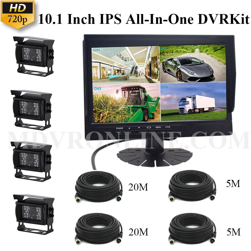HIKWAY 4CH 1080P All-In-One DVR Kit 