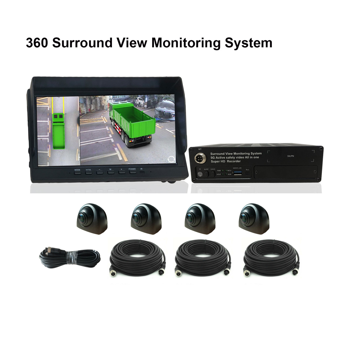 4G Vehicle 360° AVM Surround View Camera System
