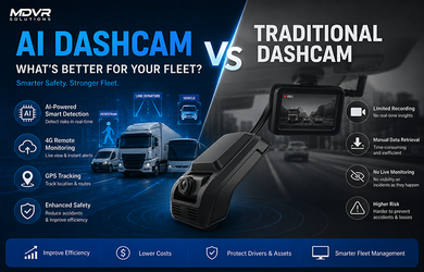 AI Dashcam vs Traditional Dashcam for Fleets: Key Differences & ROI