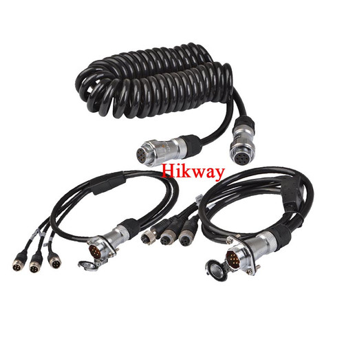 Hikway trailer spring coiled cable set 3ch