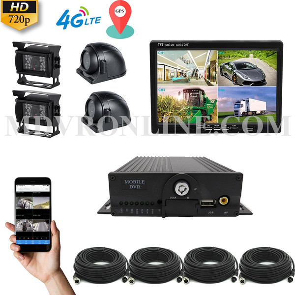 HIKWAY Vehicle CCTV Kit with 10inch Monitor