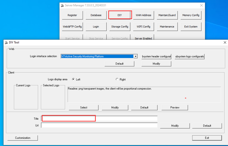 How to customize CMSV6 platform name and LOGO
