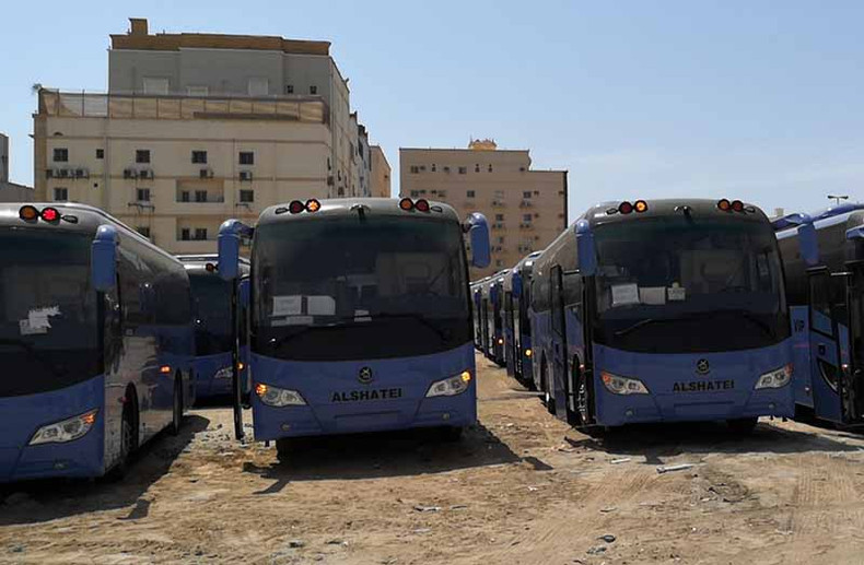 Saudi Arab Bus Project Using Hikway Products