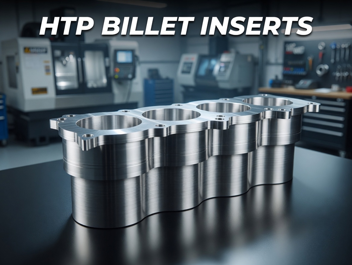 HTP billet CNC-machined inserts on the shop floor