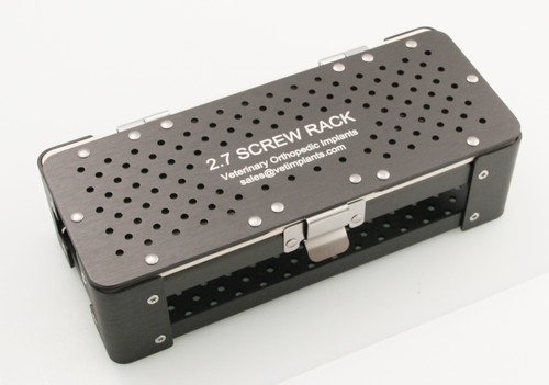 2.7mm Multi Screw Rack, Anodized Aluminum