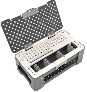 4.5mm Anodized CCS Screw Rack, Stainless Steel
