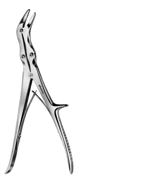 gSource Echlin Duckbill Rongeur 9none Angular Straight 2mm, Double Action
