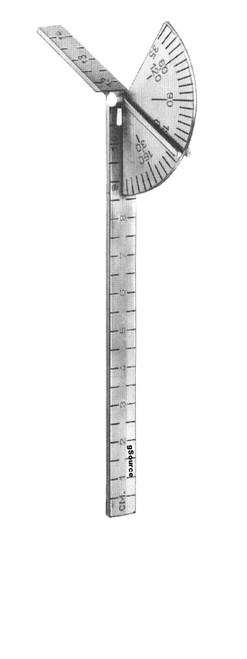 gSource Goniometer (Polk Finger) 6none, cm/inch Graduations