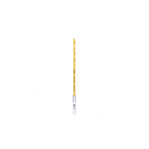 KYON Drill Bit 2.7 / 100 75mm Quick Coupling, 2 Lipped, SS, TiN Coated