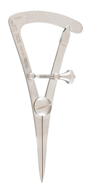 Integra-Miltex CASTROVIEJO Caliper, 3.25none (83mm), a combination measuring and marking caliper, s...