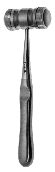 Integra-Miltex Mead Mallet, 7.25none (185mm), Head 8 Oz. (226.8G), w/ 2 Replaceable Nylon Caps