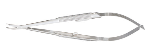 Integra-Miltex Microsurgery Needle Holder 5.5IN, Curved Jaw
