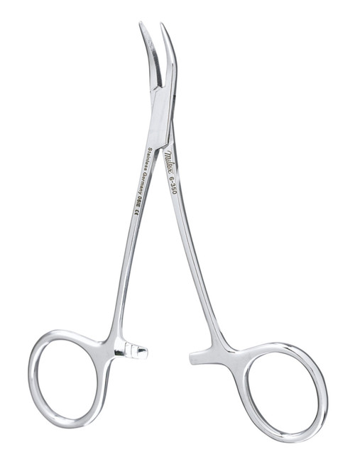 Integra-Miltex Peet Splinter Forceps, 4.5none (115mm), Dbl Curved