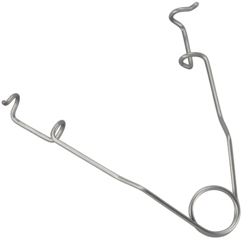 Integra-Miltex Plain Wire Eye Speculum, 2.5none (65mm), Blades 15mm Wide